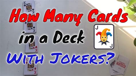 how many cards are in a deck including jokers|How Many Cards Are In A Deck .